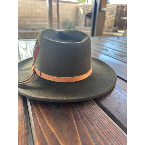 Outback Trading Company Randwick Brown Wool Hat - Picture 8 of 13